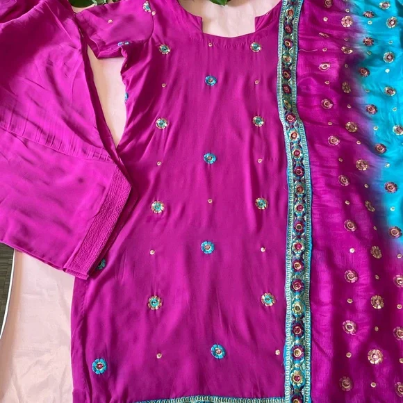 Designer Sona Chaandi punjabi suit punjabi suit new ready to wear - Picture 9 of 13